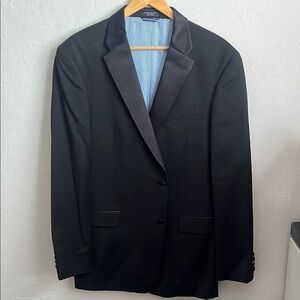 Tommy Hilfiger Black Tuxedo Jacket with Notch Lapel